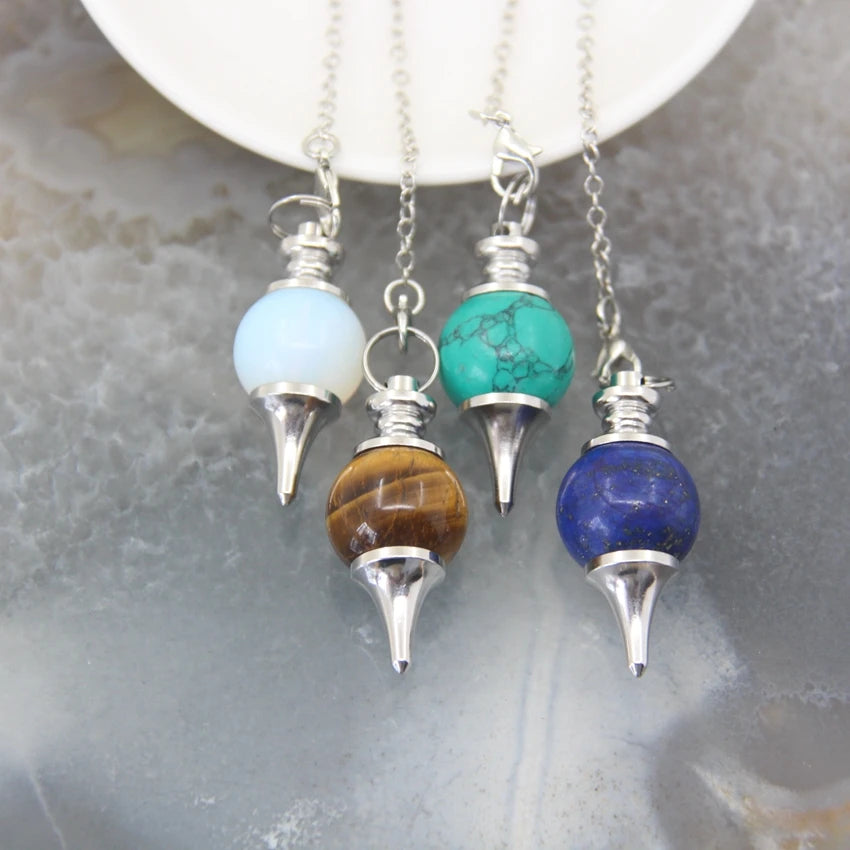 Natural Stone Pendulum for Divination and Healing