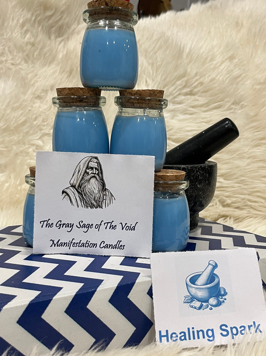 The Grey Sage of the Void's Manifestation Candles