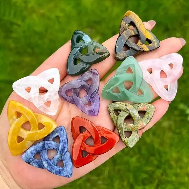 Natural Stone Celtic Knot Triquetra