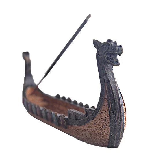 Viking Longship Stick Incense Holder