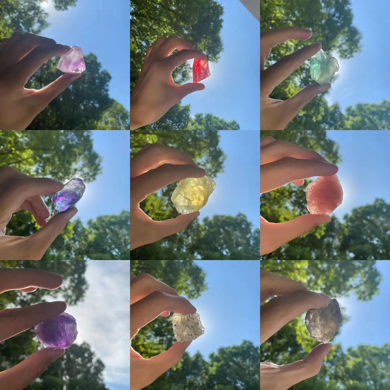 Natural Raw Crystal Gemstones