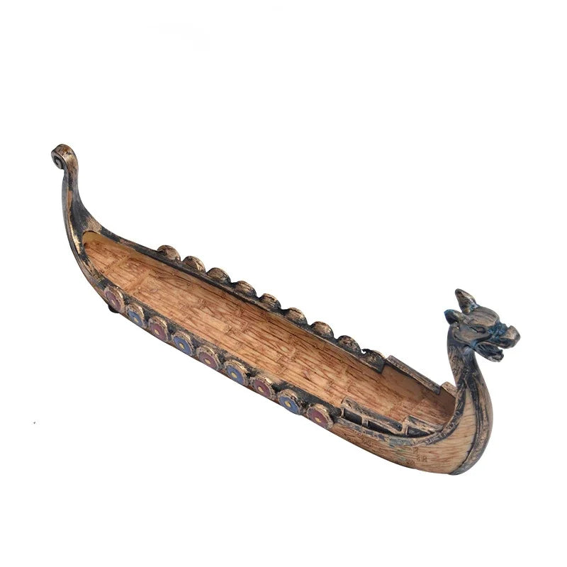 Viking Longship Stick Incense Holder