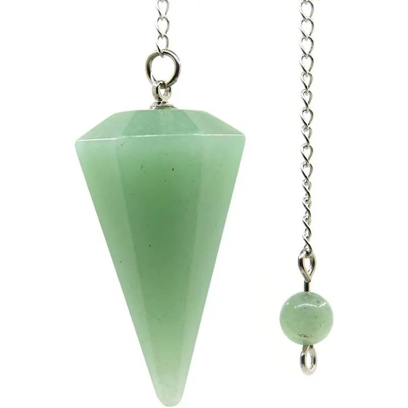 Natural Stone Pendulum Pendants For Divination