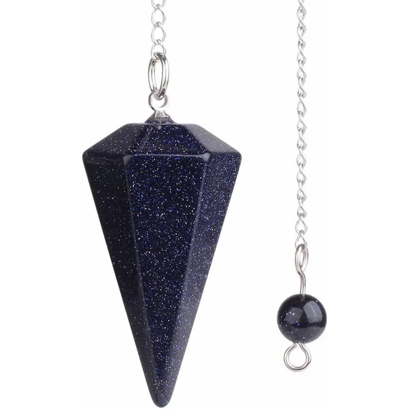 Natural Stone Pendulum Pendants For Divination