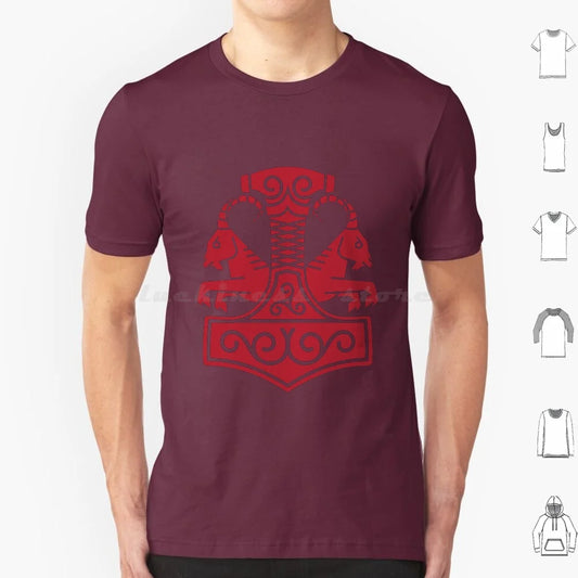 Norse Mjolnir with Goats T Shirt