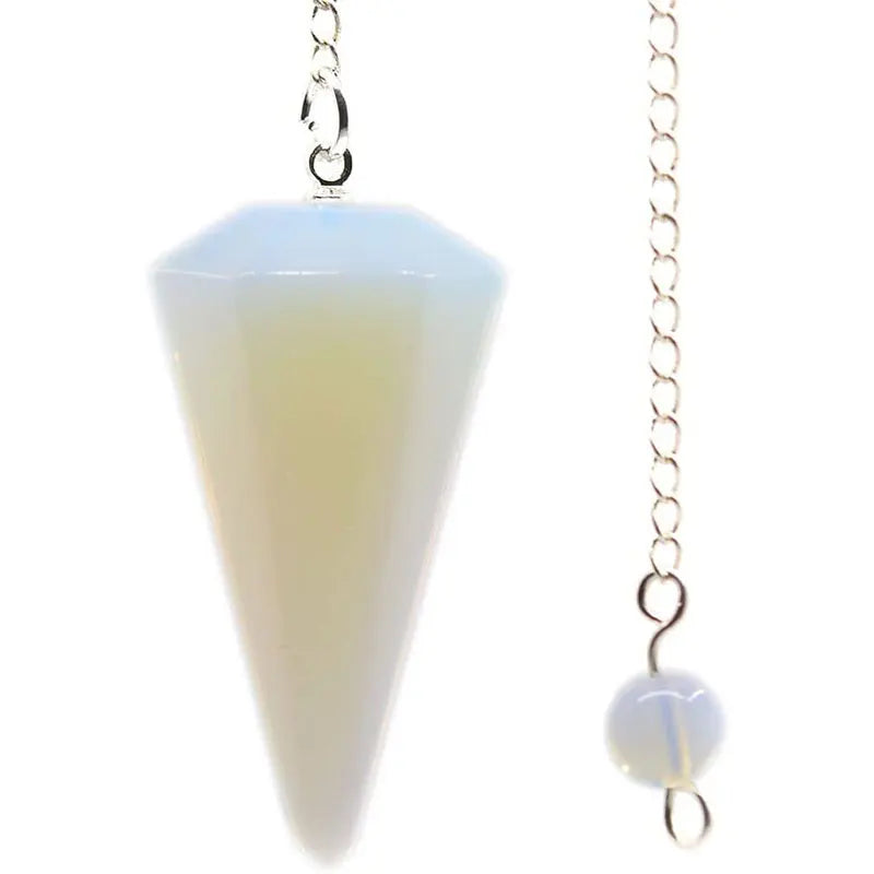 Natural Stone Pendulum Pendants For Divination