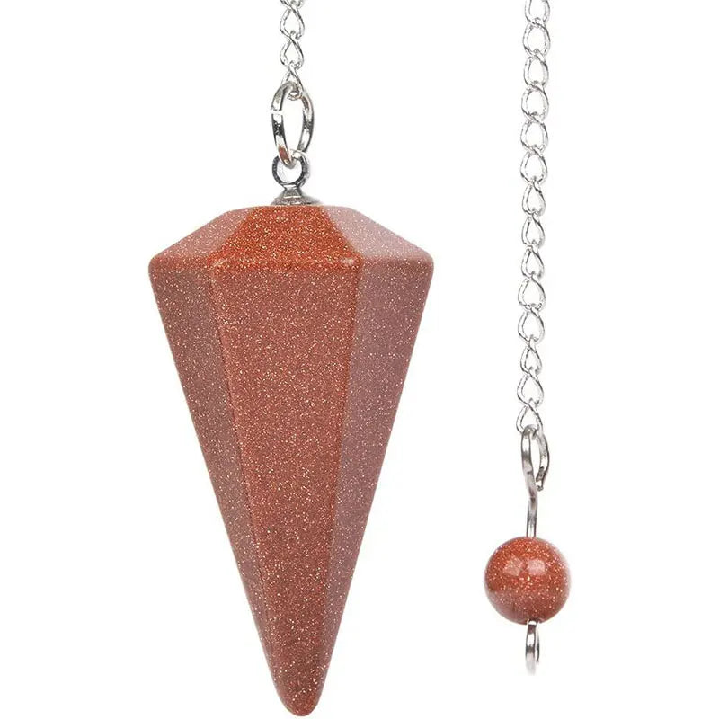 Natural Stone Pendulum Pendants For Divination