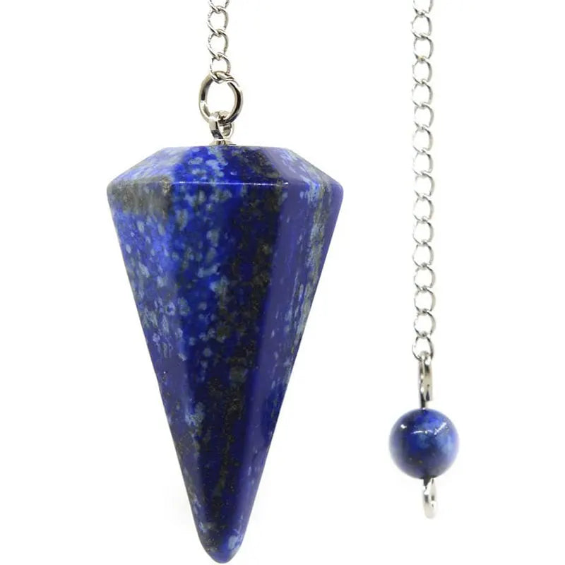 Natural Stone Pendulum Pendants For Divination